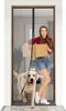 Zanzariera magnetica per porte 85x210 cm Nero Facile da Anteprima dell’immagine prodotto 1