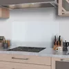 DEQORI Küchenrückwand Glas 100x50 cm 'Hellgrau' Produktbild-Vorschau 2