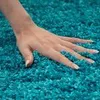Teppich Wohnzimmer Hochflor Einfarbiges Design Langflor Produktbild-Vorschau 6