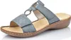 Rieker 60885-12 Pantolette da donna blau Anteprima dell’immagine prodotto 58
