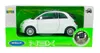 Welly 2010 Fiat 500C Weiss 1:34-1:39 Die Cast Metall Modell Produktbild-Vorschau 5