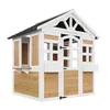 Merax Garten Kinderspielhaus aus Holz Spielhaus, Kinder Produktbild-Vorschau 9