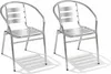 3-tlg. Bistrogarnitur Balkonset 60x60cm Alu klappbar höhenverstellbar Produktbild-Vorschau