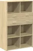 vidaXL Highboard chêne Sonoma 80x42,5x124 cm Matériau Voir les images du produit 2