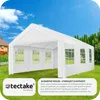 Zahradní pavilon 6x4m se 4 bočními panely - bílý Náhled obrázku produktu 3