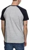 Urban Classics - RAGLAN Contrast T-Shirt grau / navy - XXL Podgląd zdjęcia produktu 7