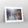 Poster - Poster ohne Rahmen - Acryl Stadt Regen - 40x30 cm Produktbild-Vorschau 7