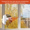 4 Set Fenstergriff abschließbar Aluminium Fensterschloss Produktbild-Vorschau 6