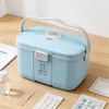 Relaxdays Scatola per medicinali, 4 scomparti, Anteprima dell’immagine prodotto 2
