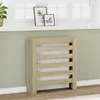 vidaXL Obloženie radiátora Sonoma dub 78x20x82 cm materiál Náhľad obrázku produktu 2