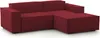Festes Sofa Dlorenz, Modulares 2-Sitzer-Sofa mit rechter Produktbild-Vorschau 8