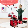 Batteria COSTWAY con tastiera e sgabello, batteria jazz con Anteprima dell’immagine prodotto 3