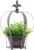 Exner | Pflanzgefäß Krone - 30x20 cm - Metall - Produktbild-Vorschau 2