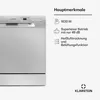 Klarstein Mini-Geschirrspüler für 8 Gedecke, Leiser Produktbild-Vorschau 2