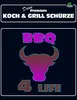 teprovo Herren Grillschürze Kochschürze Latzschürze Schürze Produktbild-Vorschau 3