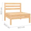 vidaXL 4 tlg. Garten Lounge Set Kiefer Massivholz - Produktbild-Vorschau 8
