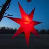 Gwiazda wisząca czerwona LED ALICE 60 cm na baterie na Podgląd zdjęcia produktu 6