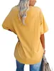 Oversized Damen-T-Shirts, Kurzarm, Rundhalsausschnitt, Produktbild-Vorschau 2