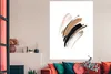 MuchoWow® Poster Aquarell - Abstrakt - Weiß 120x180 cm - Produktbild-Vorschau 3