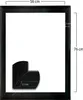 2 SCHATTENFUGENRAHMEN für KEILRAHMEN 60x80cm schwarz | Produktbild-Vorschau 2