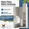 CASARIA Mobile Alto Bagno  6 Ripiani 180x30x30cm Anteprima dell’immagine prodotto 2
