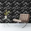 Vliestapete 3D Optik Grau Schwarz Wandtapete Wohnzimmer Produktbild-Vorschau 3