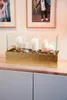 VIVANNO Windlicht Fiberglas CANDELITO Rechteckig, Blattgold Produktbild-Vorschau 3