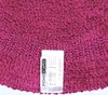 HOMESCAPES Tapis de sol rond framboise 80 cm 100% coton Voir les images du produit 3