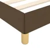 Bettgestell ohne Matratze Dunkelbraun 120x190 cm Stoff Produktbild-Vorschau 7