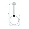 tooLight Hängelampe App1392-Cp 30Cm Black Produktbild-Vorschau 8