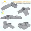 COSTWAY, lot de 5 blocs de construction en mousse, blocs Voir les images du produit 4