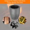Schmelztiegel 4,5 kg, 87 mm ID x 135 mm H, Silicium-Grafit Productafbeelding-voorbeeld