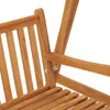 vidaXL Hollywoodschaukel 174 cm Massivholz Teak Produktbild-Vorschau 6