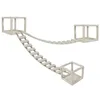 QLS Mur d'escalade pour chats Set avec 2 ponts et 3 Voir les images du produit 13