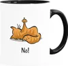 Kaffee-Tasse Spruch Katze Nö Keine Lust Mittelfinger Büro Produktbild-Vorschau 1