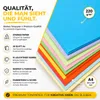 50 arkuszy kolorowego papieru 220 g/m² - papier do Podgląd zdjęcia produktu 4