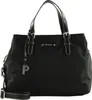 A black Picard handbag is shown against a white background.
