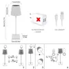 7MAGIC 2 Stück LED Dimmbare Akku Tischlampe Kabellose, Produktbild-Vorschau 2