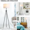 Stojací lampa Stojací lampa E27, ocel+polyester, Náhled obrázku produktu 4