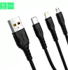Denmen Kabel Usb 3W1 Szybkie Ładowanie Micro Typ-C Usb-C Podgląd zdjęcia produktu 7