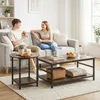 HOMCOM Beistelltisch 2er-Set Couchtisch mit Ablagen, Produktbild-Vorschau 10