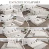 A collage of images showing different configurations of a modular sofa bed. Anteprima dell’immagine prodotto