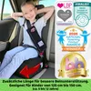 BubbleBum Seggiolino auto portatile senza schienale, nero Anteprima dell’immagine prodotto 2