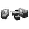 SVITA Monroe Garten-Lounge Set Polyrattan Lounge-Möbel Produktbild-Vorschau 2