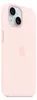 Apple Coque en silicone avec MagSafe pour iPhone 15 - Rose Voir les images du produit 4