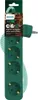 A green Philips power strip with four outlets, presented in its retail packaging. Podgląd zdjęcia produktu