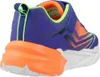 A close-up, rear-side view of a child's sneaker. Voir les images du produit