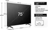 TV Hisense (2024) 75" LED 4K UHD - 75A6N Produktbild-Vorschau 10