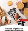 Sada 6ks - Deco Haus Znovupoužitelný skleněných dózy s Náhled obrázku produktu 6