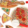 Dřevěná herní sada na pizzu s příslušenstvím Náhled obrázku produktu 22